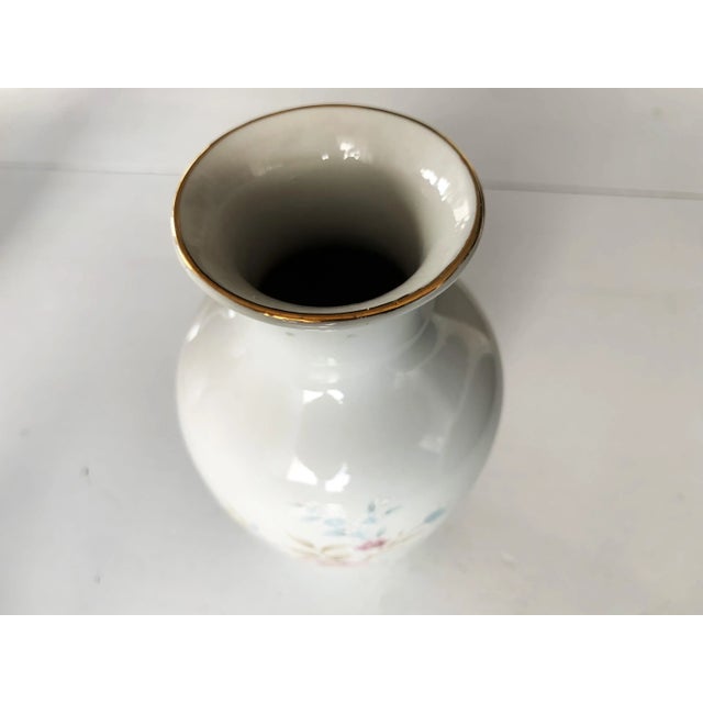 Ceramic Mid-Century Chinese Porcelain Vase For Sale - Image 7 of 11