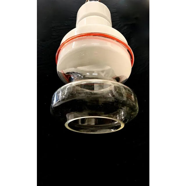 Murano Glass Ceiling Light from Leucos, Italy, 1970s For Sale - Image 3 of 7