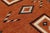 Burnt Orange Handmade Modern Navajo Style Wool Rug - Terracotta & Earth Tones - 9x12 For Sale - Image 8 of 11