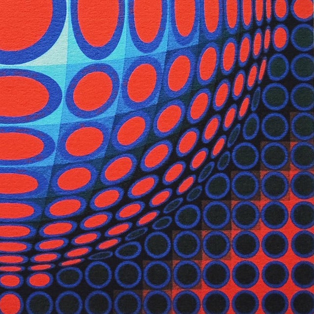 Victor Vasarely, Spadem-Paris, 1970s, Lithograph on Paper For Sale - Image 6 of 10