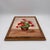 Red Vintage Floral Still Life Oil Painting Red Geraniums in Ornate Gilt Frame - Signed by David For Sale - Image 8 of 12