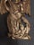 Late 19th Century Antique Gold Gilt Hand Carved Oak Angel Sculpture For Sale - Image 5 of 12