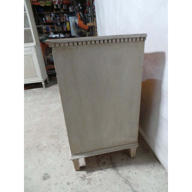 Wood Gustavian Style 17 Drawer Chest For Sale - Image 7 of 13