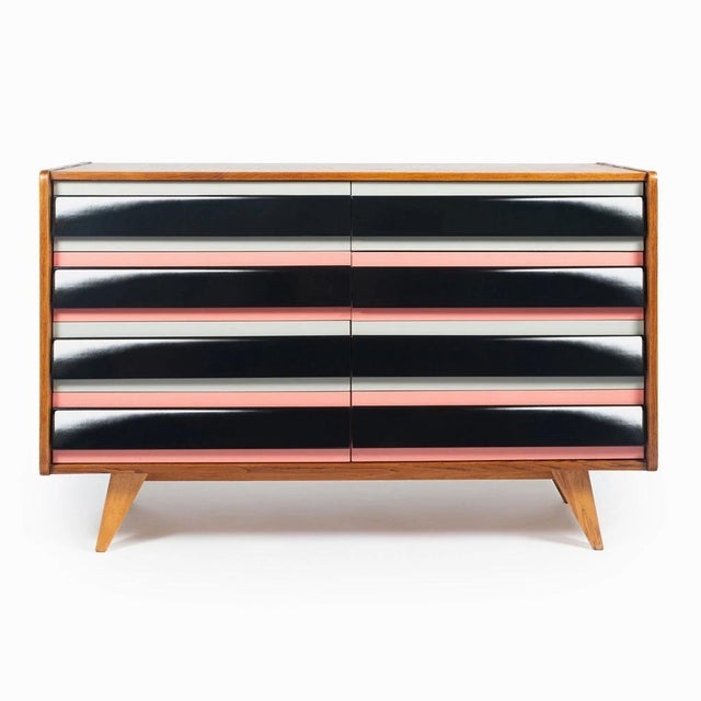 Model U-453 Chest of Drawers attributed to Jiří Jiroutek For Sale - Image 9 of 9