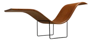 Mid-Century Stack-Laminated Lounge Chair by Tiller Lesser, Germany, 1990s