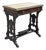Antique Eastlake Victorian Carved Walnut Small Sewing Stand Tapestry Side Table For Sale