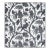 Sample - The House of Scalamandré Balinese Peacock Wallcovering, Indigo For Sale