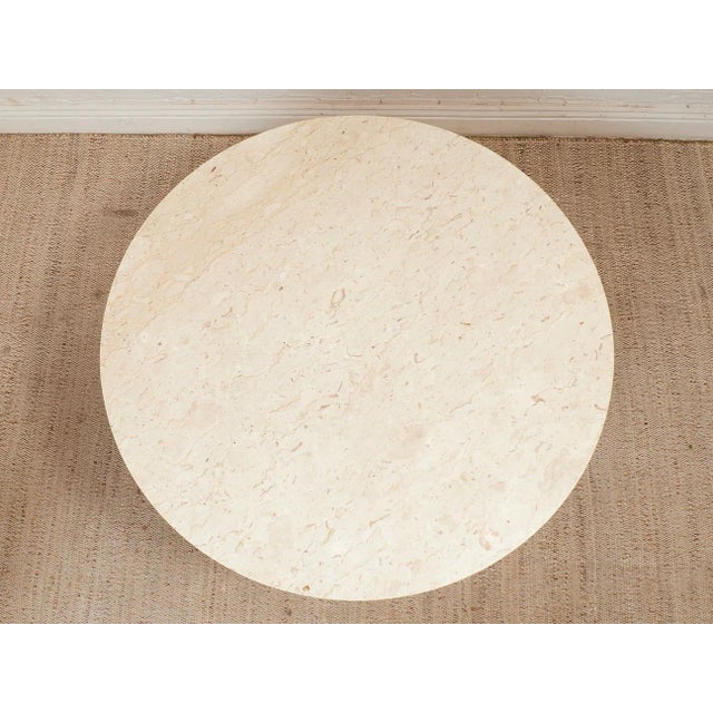 Mid 20th Century Mid 20th Century Travertine Tulip Dining Table For Sale - Image 5 of 11