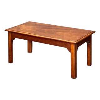 French Rectangular Low or Coffee Table of Mahogany For Sale