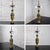 Metal Early to Mid-20th Century Neoclassical Table Lamp Brass and Marble Urn Shaped Base Black Tapered Shade For Sale - Image 7 of 18