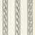 Sample - Schumacher Mojave Ikat Stripe Fabric in Slate For Sale