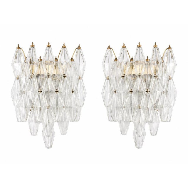 Italian Murano Glass Wall Sconces, 1990s, Set of 2 For Sale - Image 14 of 18