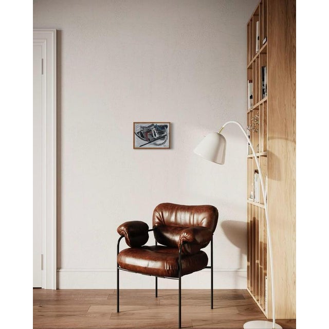 Lars Sjögren, Abstract Composition, Oil Painting, 1965 For Sale - Image 7 of 8