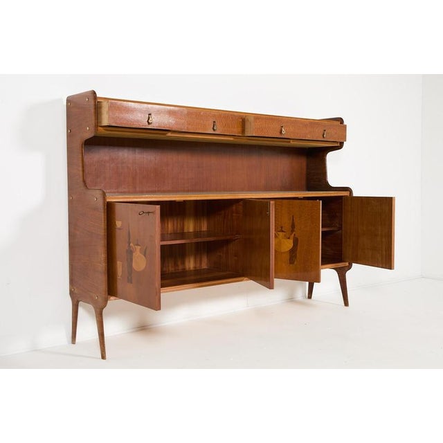 Mid-Century Modern Italian Bar Cabinet, 1960s For Sale - Image 4 of 12