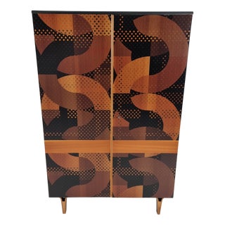 Vintage Wardrobe in Beech, 1970s For Sale