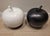 Apples in Black and White Ceramic, Italy, 1970s, Set of 2 For Sale - Image 4 of 18