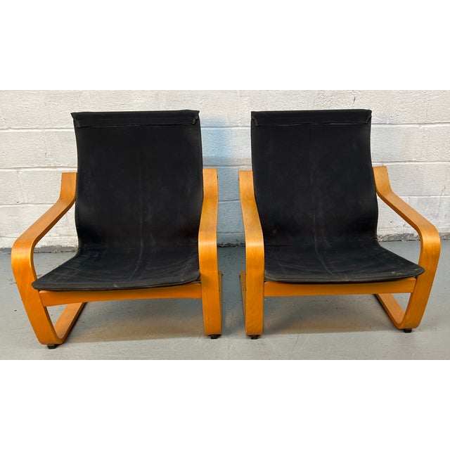 Vintage Ikea "Poem" Chairs Attributed to Noboru Nakamura For Sale - Image 14 of 16