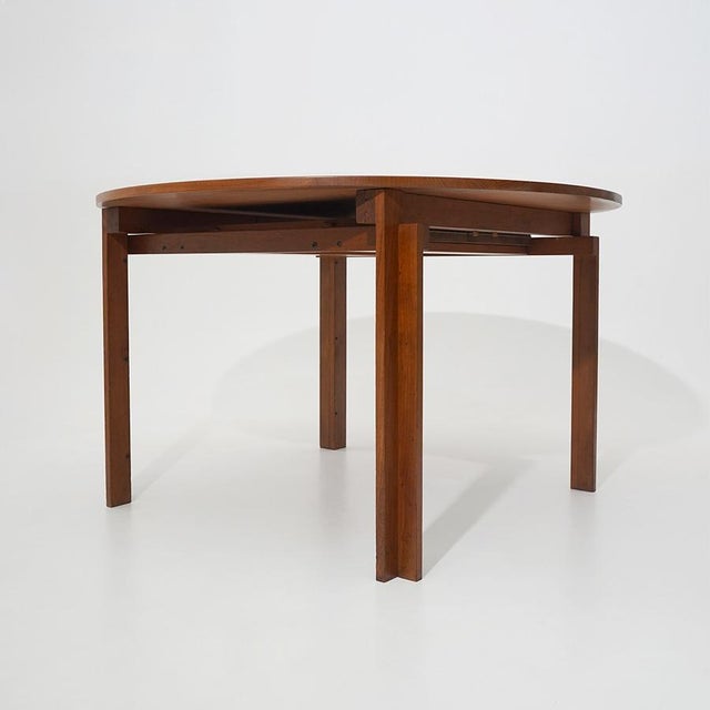 Extendable Round Table by Inge Klingeberg for France & Son, 1960s For Sale - Image 6 of 18