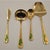 Contemporary VTG Hollyberry 4 Piece Serving Set Gold Tone JCPenney No. 1006 For Sale - Image 3 of 12