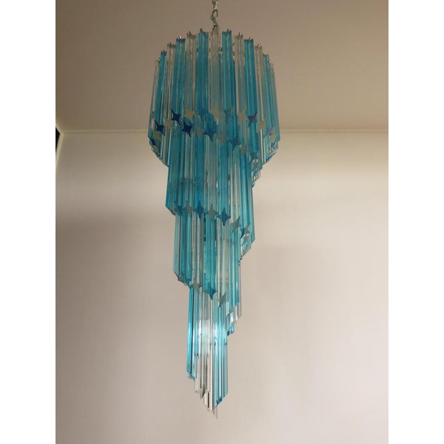 Murano Prism Chandelier, 1990s For Sale - Image 9 of 18