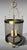 Mid 20th Century Neoclassical French Brass and Blown Glass Lantern For Sale - Image 6 of 18