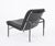 Metal Set of Swiss Aluline Lounge Chairs in Black Leather by Andre Vandenbeuck for Strässle, 1960s For Sale - Image 7 of 18