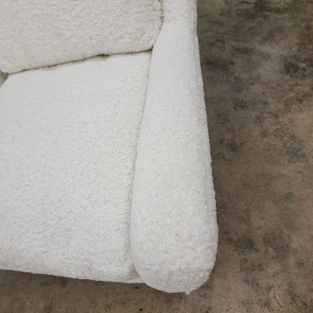 1950s Early Harvey Probber Club Chair in Boucle For Sale - Image 11 of 12