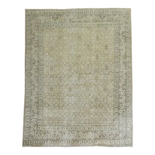 Antique Zabihi Collection Persian Tabriz Room Rug - 9'11" x 12'9" For Sale