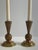 Copper Art Deco English Candlesticks in Hand-Turned Wood, Brass and Copper, 1930s For Sale - Image 8 of 10