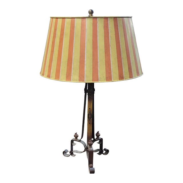 1920s French Bouillotte Table Lamp For Sale