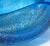 Vintage Murano Sapphire Blue Gold Flecks Control Bubbles Italian Art Glass Tear Water Drop Dish Bowl For Sale In Orlando - Image 6 of 8