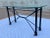 Mid-Century Modern Mid-Century Modern Rectangular Wrought Iron & Glass Console Sofa Table For Sale - Image 3 of 13