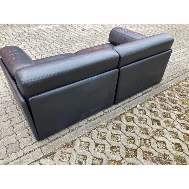 DS 76 Leather Sofa from de Sede, Set of 2 For Sale - Image 10 of 15