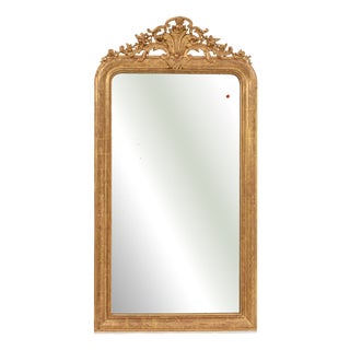Antique Rectangular Wall Mirror, 1800s For Sale