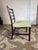 Mid 20th Century Set of 8 High Ladder Back Rosewood Tapestry Leg Dining Chairs For Sale - Image 10 of 17