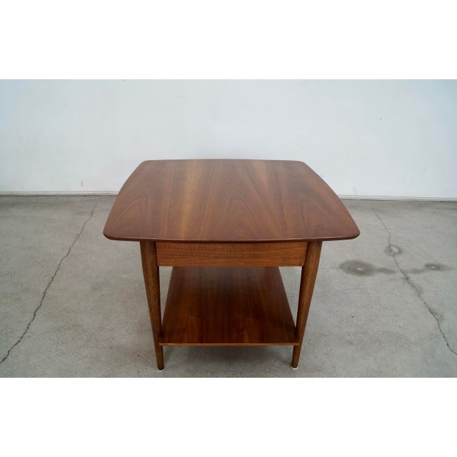 Wood 1960’s Mid-Century Modern Walnut End Table by Lane Furniture For Sale - Image 7 of 12