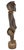 African Early 20th Century Mossi Figure with Apron Burkina Faso For Sale - Image 3 of 5