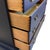 Pennsylvania House Highboy Dresser 2 Pc 11 Drawer Annie Sloan Napoleonic Blue For Sale In Philadelphia - Image 6 of 11