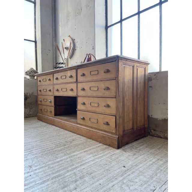 Brown Oak Counter Sideboard, 1930s For Sale - Image 8 of 18