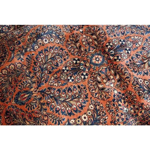 Traditional 1920s Antique Persian Sarouk Rug For Sale - Image 3 of 8