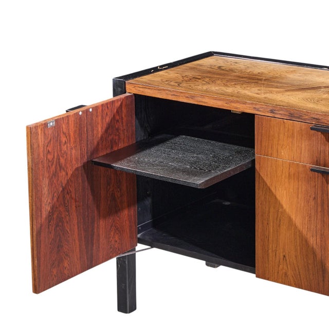 Wood Herman Miller Mid Century Rosewood Credenza For Sale - Image 7 of 10