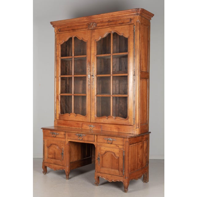 Wood FrenchLouis XV Bibliothèque or Display Cabinet For Sale - Image 7 of 13