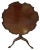 George III Mahogany Pie Crust Edge Centre Table For Sale