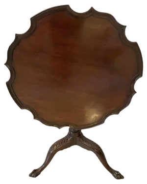 George III Mahogany Pie Crust Edge Centre Table