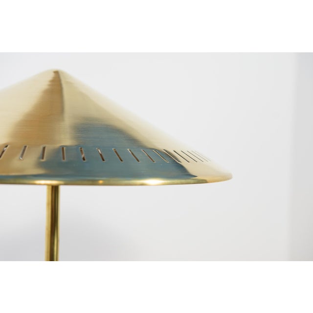 Vintage Danish Table Lamp in Brass by Bent Karlby for Lyfa, 1950s For Sale - Image 13 of 18