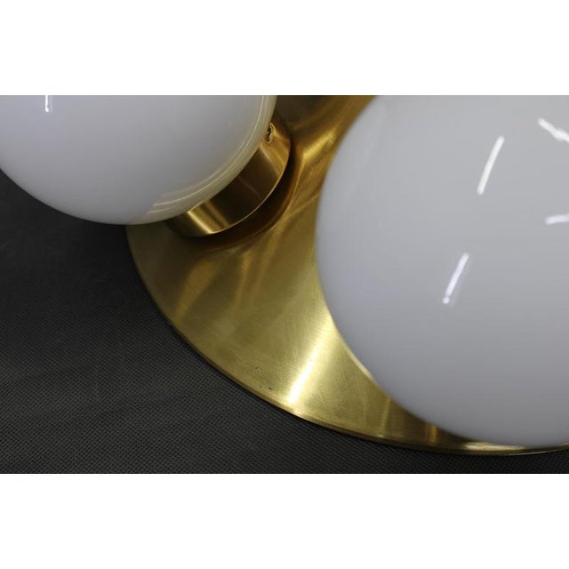 Mid-Century Brass Flush Mount Lights, 1970s, Set of 2 For Sale - Image 9 of 13