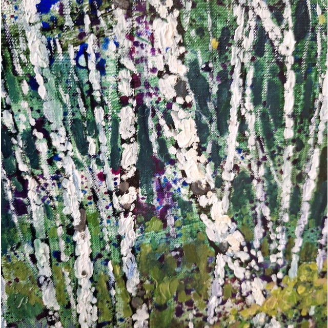 Early 21st Century Martta Weg, Mostowka Heathers (Cycle: The Forest), Oil on Canvas, 2025 For Sale - Image 5 of 8