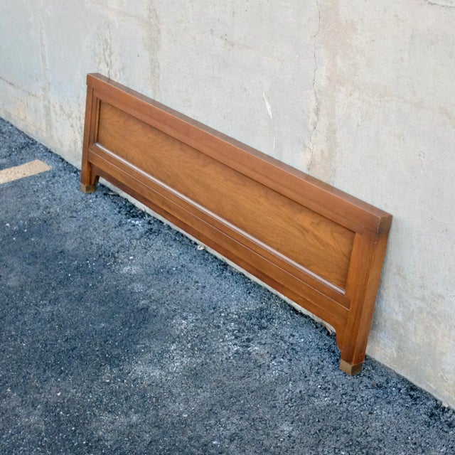 Wood Dixie Furniture "Mark Lx" Full Size Headboard & Footboard For Sale - Image 7 of 9