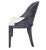Designed to be admired from every angle, the Rafferty NVYBW dining chair pairs a sweeping curved back with the visual...