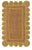 Margarita Scallop Jute Hand Made Bohemian Rug 3x12 Ft. For Sale - Image 12 of 12